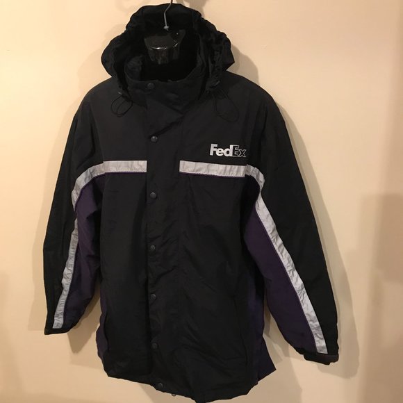 Stan Herman Other - Men's Stan Herman FedEx Uniform Reflective Parka Work Jacket